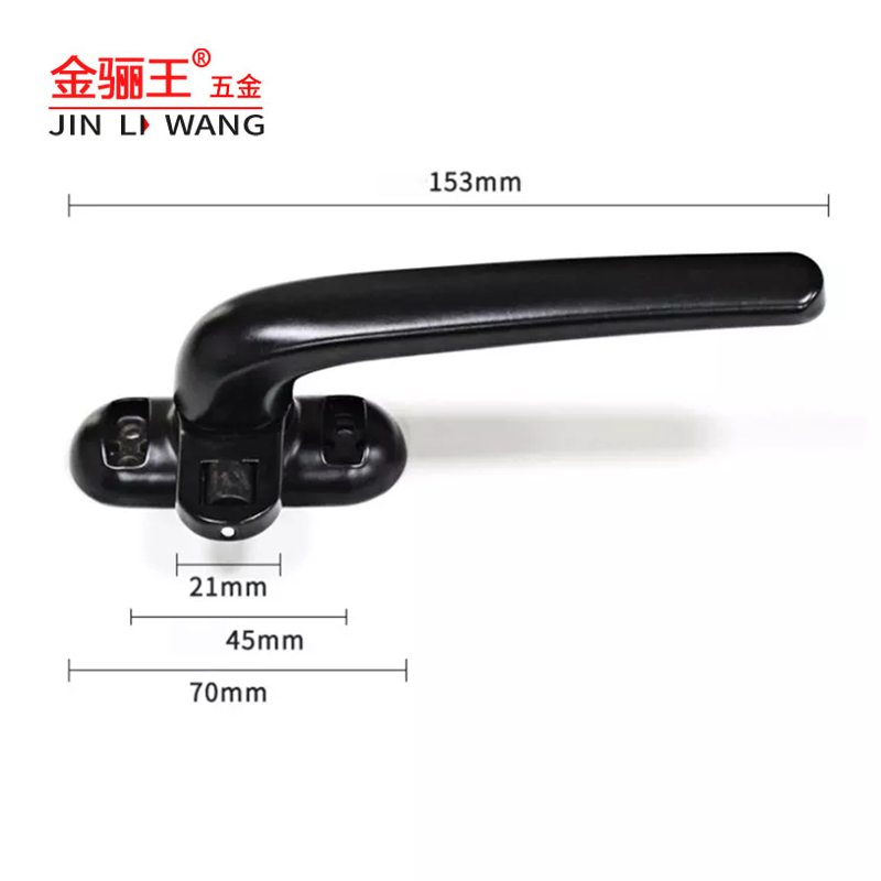 Polular Window Hardware Single Point Handle 7 Shape Aluminium Alloy Casement Window Handle