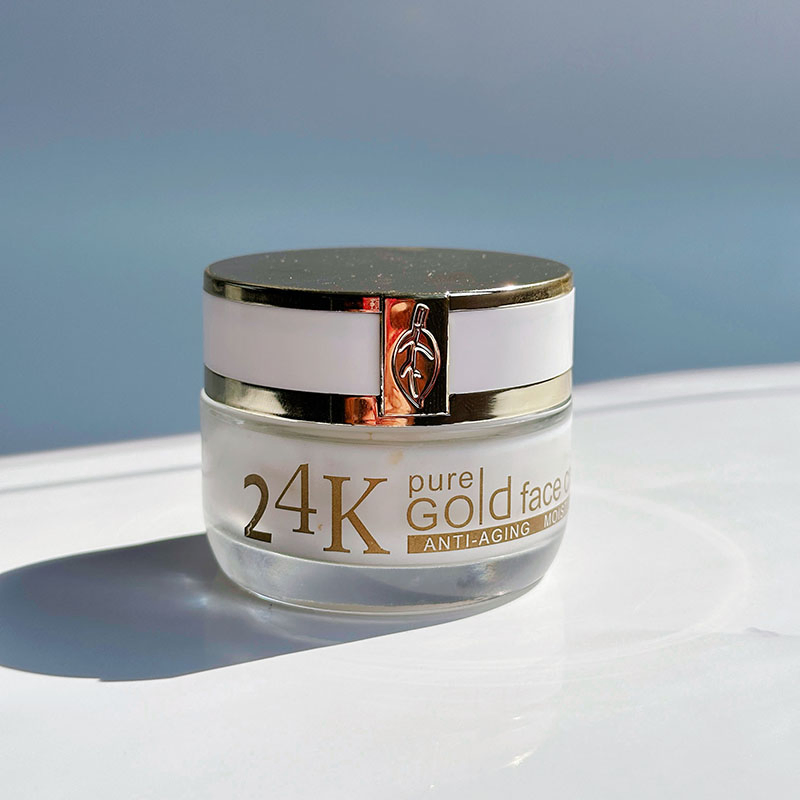 Skin Care 24K Gold Collagen Firming Day Cream Lifting Moisturizing Cream with Hyaluronic Acid