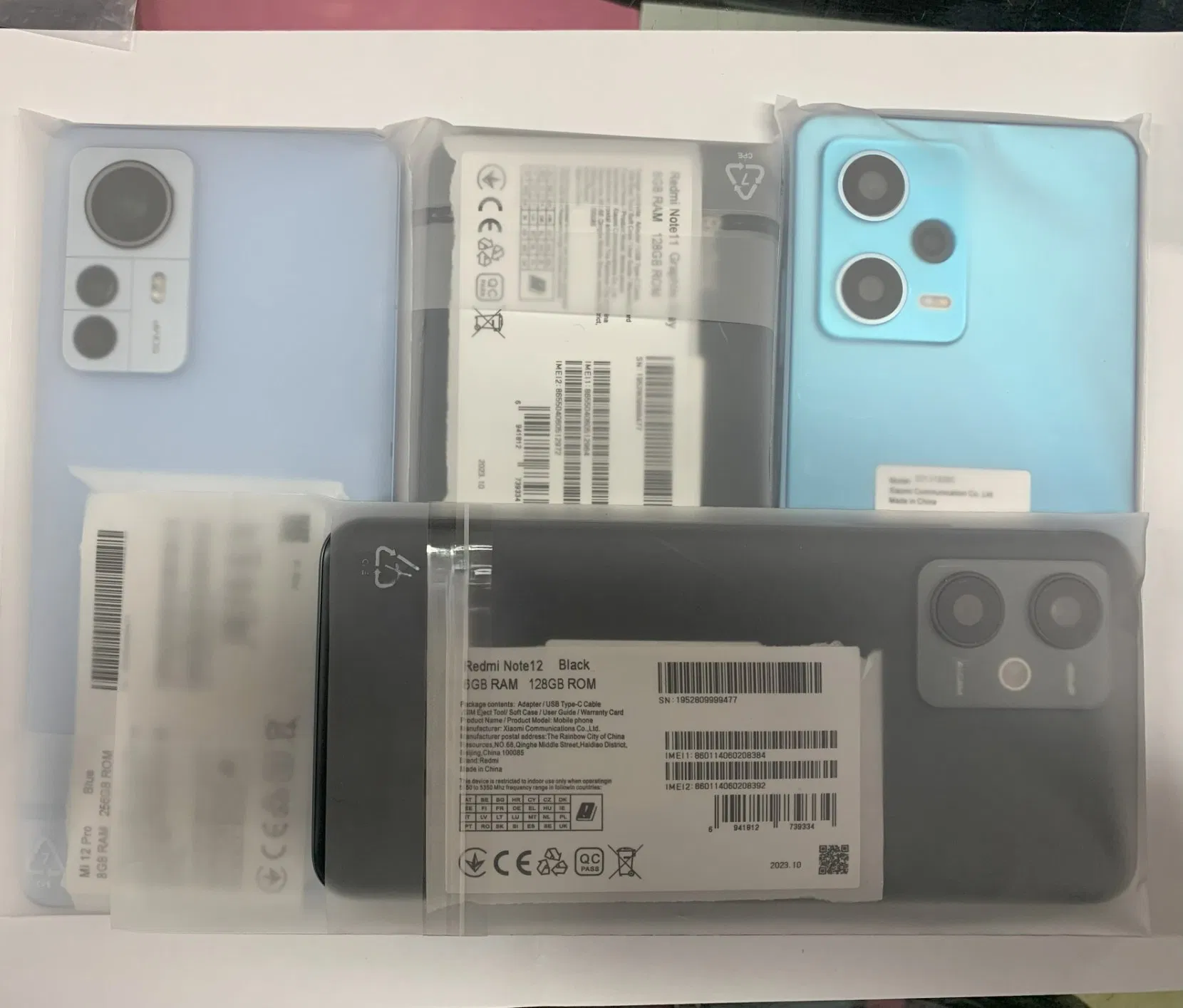 Mobile Phone Second-Hand Phone 2023 Original Mobile Phone Unlocked Brand 99 New Telephone for Note 12