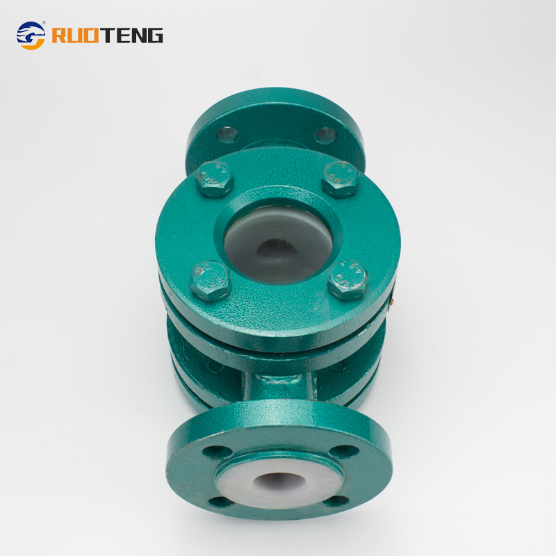 [Ruoteng] Turbulent Deflector Flow Double Lens Sight Glass