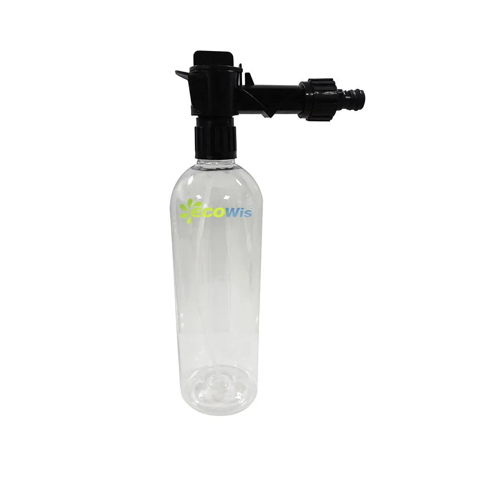 1 Liter Foam Dispenser Mixing Chemicals, Pesticides, Detergent Bottle 28/410mm Hose End Sprayer for Garden