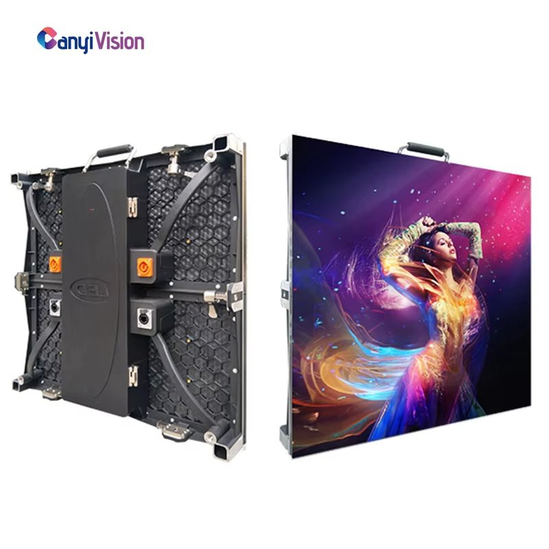 P3.91 Outdoor LED Display Screen Waterproof 500*1000mm Size Die-Cast Aluminum Material LED Video Wall