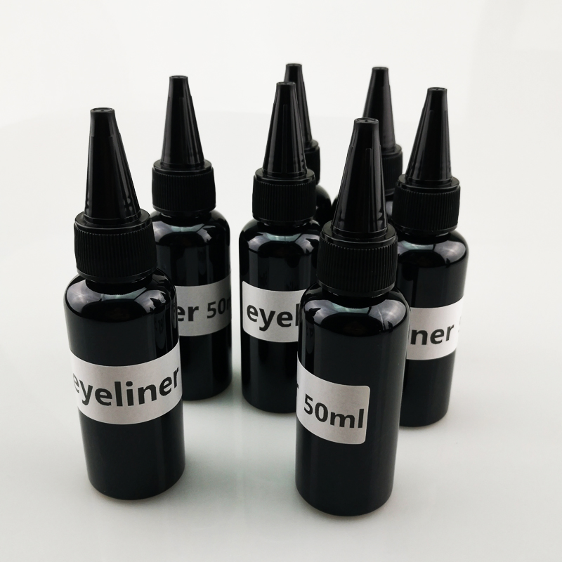 Black Eyeliner Semi Finished Liquid Real Waterproof Non Tinted 50ml