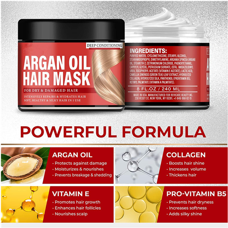 Natural Hydrating & Nourishing Argan Oil Repair Hair Mask