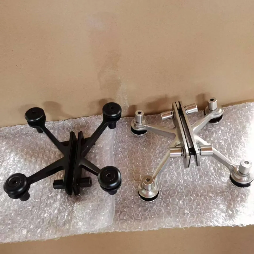 Glass Fittings Glass Spider Buildings Glazing 4 Arm Way Curtain System Wall Spider