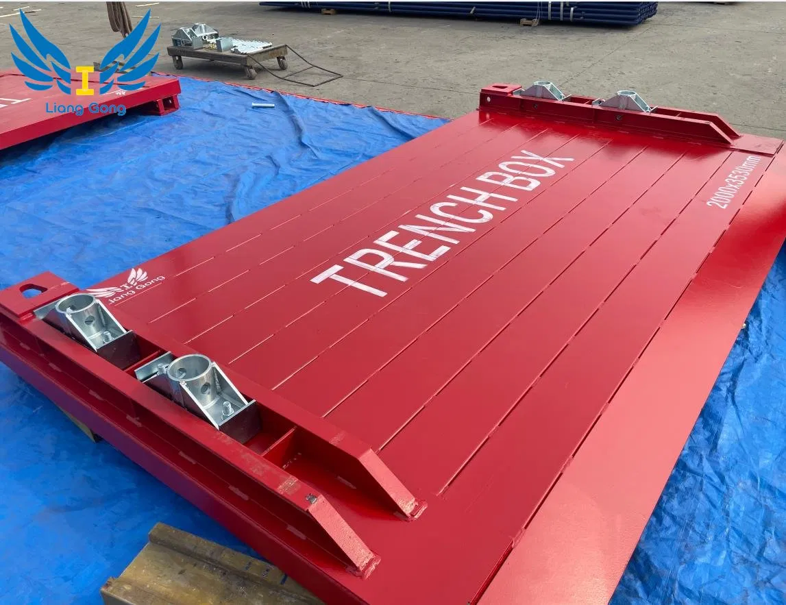 China Manufacturer Customized Steel Trench Box for Supporting Trench Shields Trench Shoring