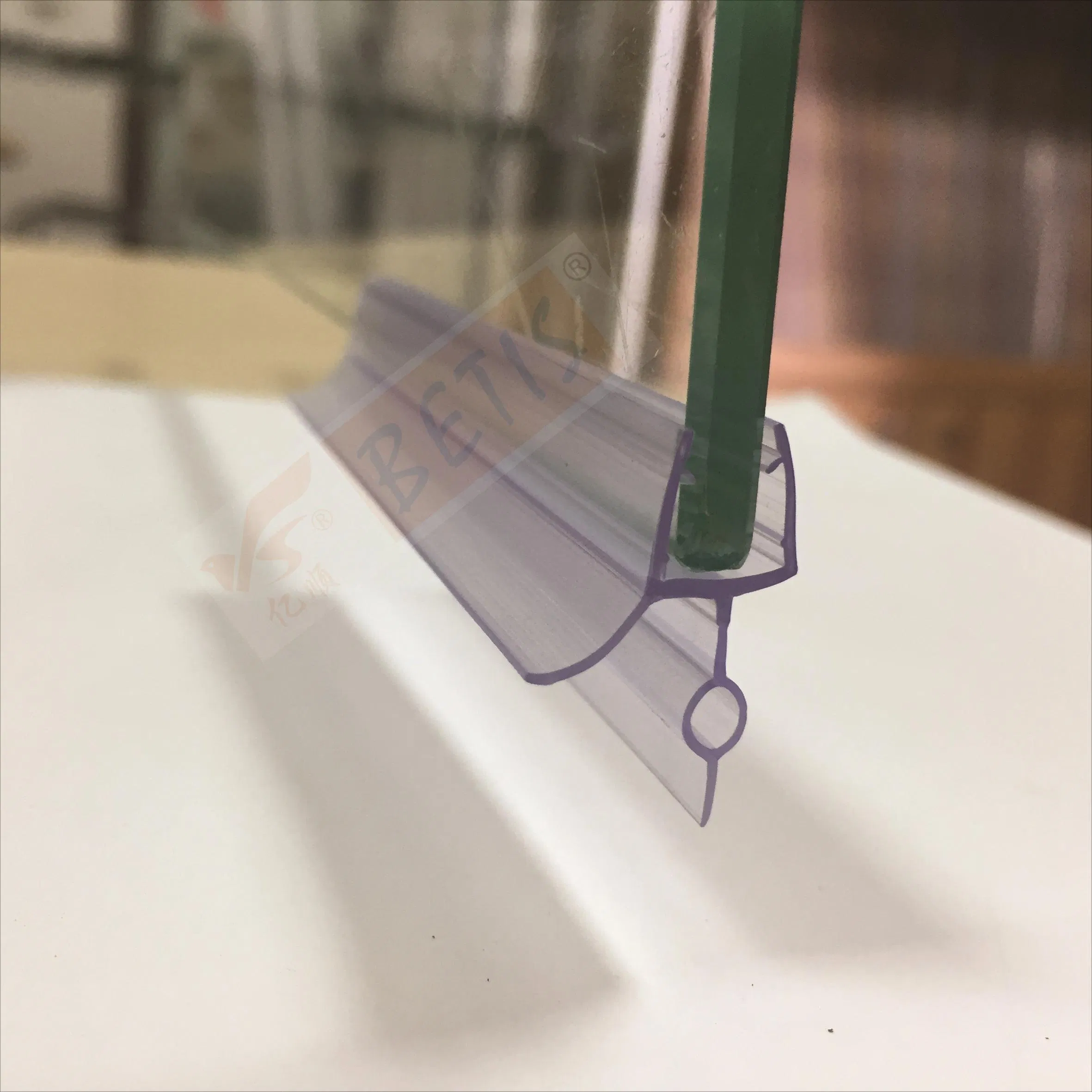 Bathroom Accessories Fittings Shower Glass Door Jamb 90 180 Degree Magnetic Seal for Glass-to-Glass Fits