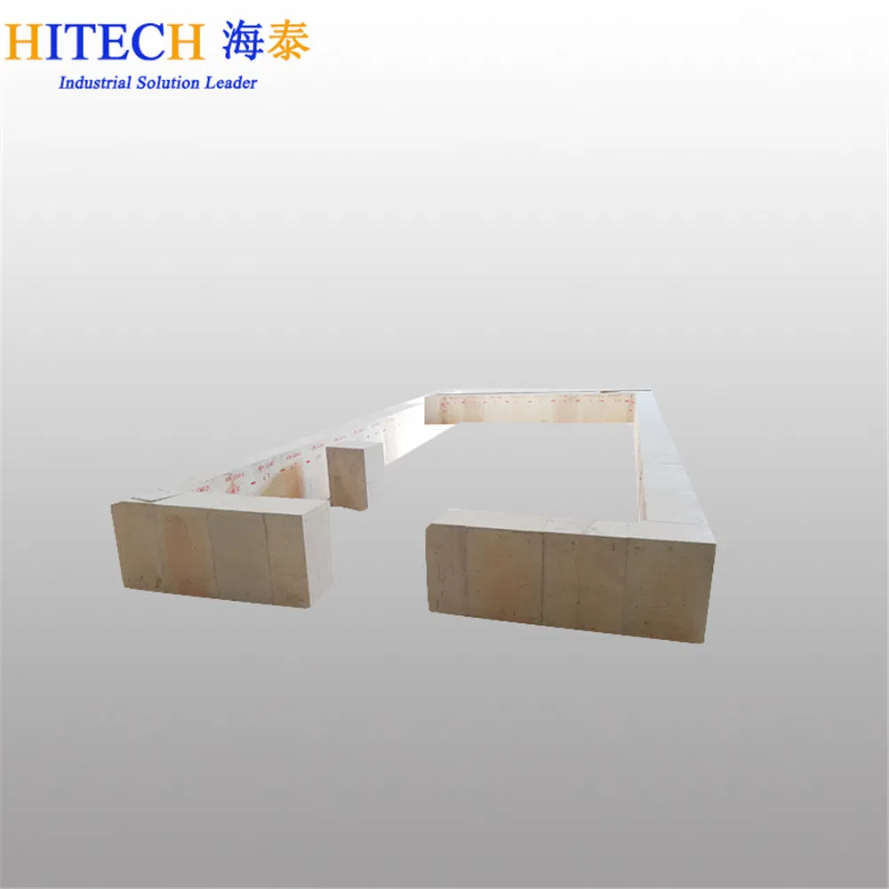 China High Thermal Resistant Bonded Azs Bricks for Flat Glass Tempering Furnace