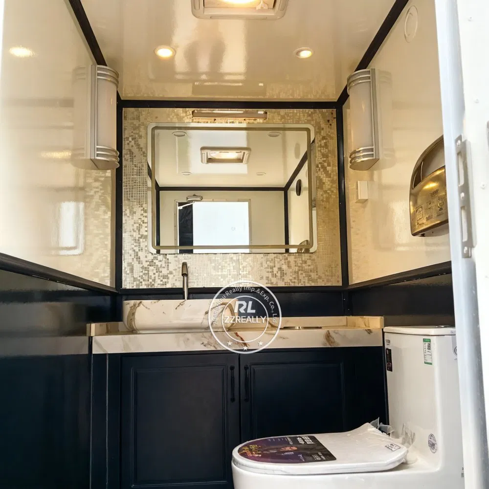 Luxury Events Camping Toilet Trailer Outdoor Restroom Portable Mobile Bathroom Trailer for Events
