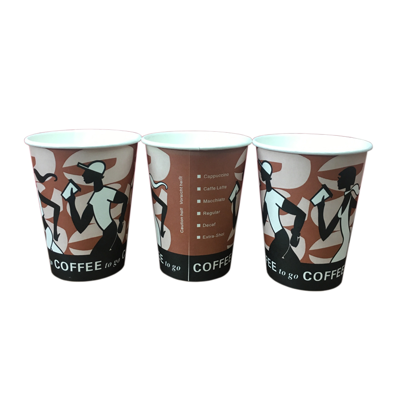 Одноразовая бумажная чашка 12 oz для кофе