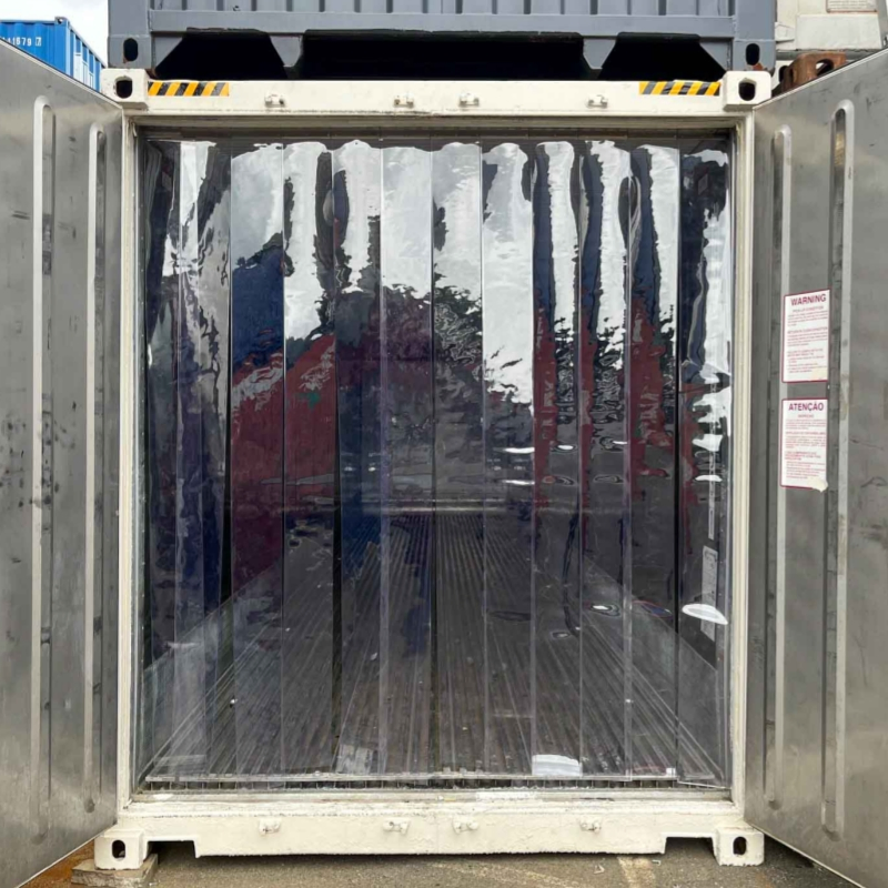 Customized Clear Waterproof Refrigerated Container PVC Strip Insulation Door Curtain for Cold Chain Transport