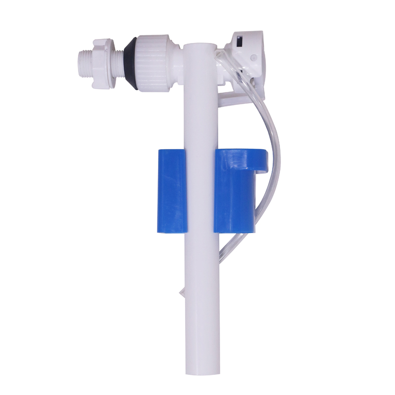 Factory Cheap 3/8'' and 1/2'' Adjustable Toilet Fittings Plastic Inlet Valve with Brass Thread Side Fill Valve