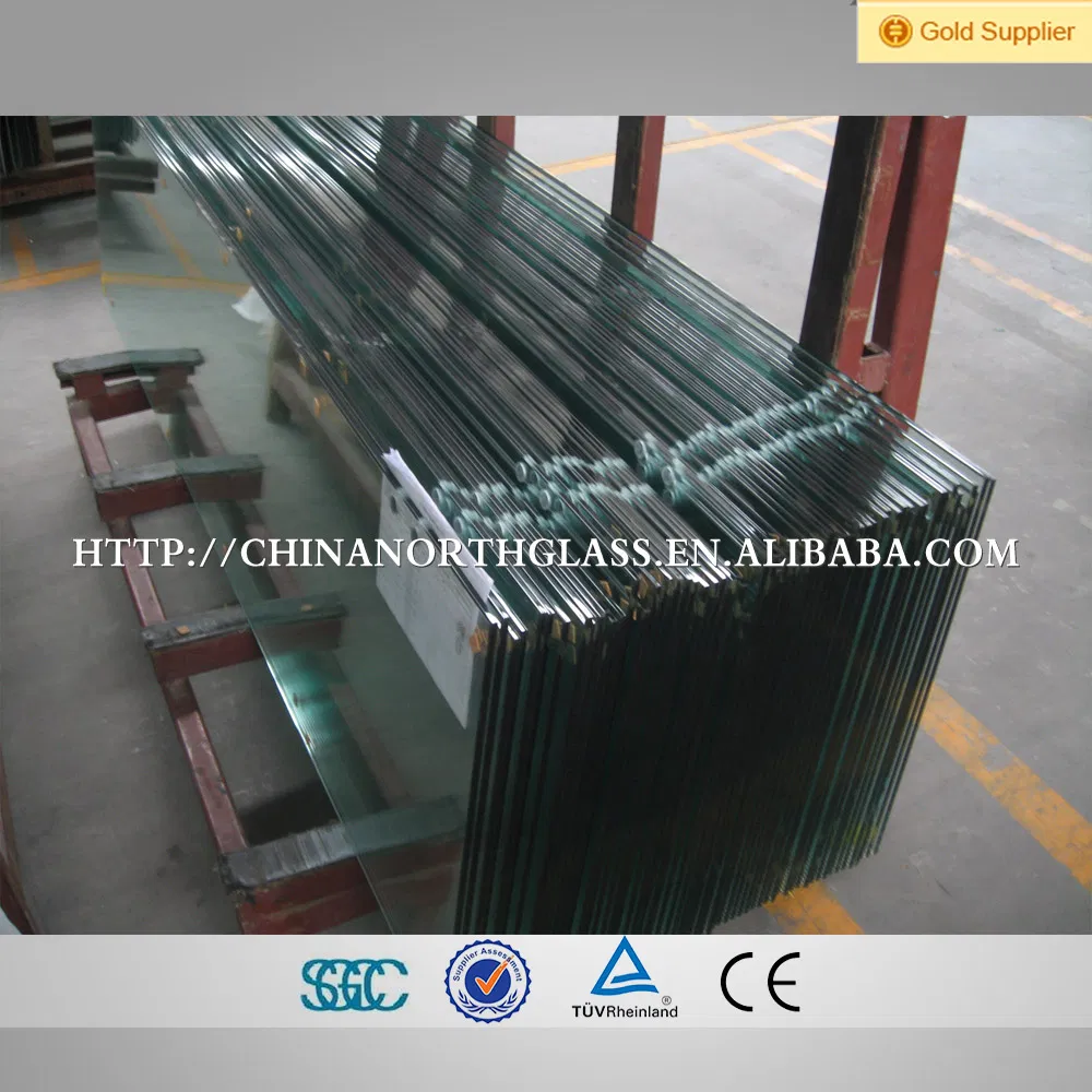 10mm Ultra Clear Float Tempered Glass for Building Curtain Wall