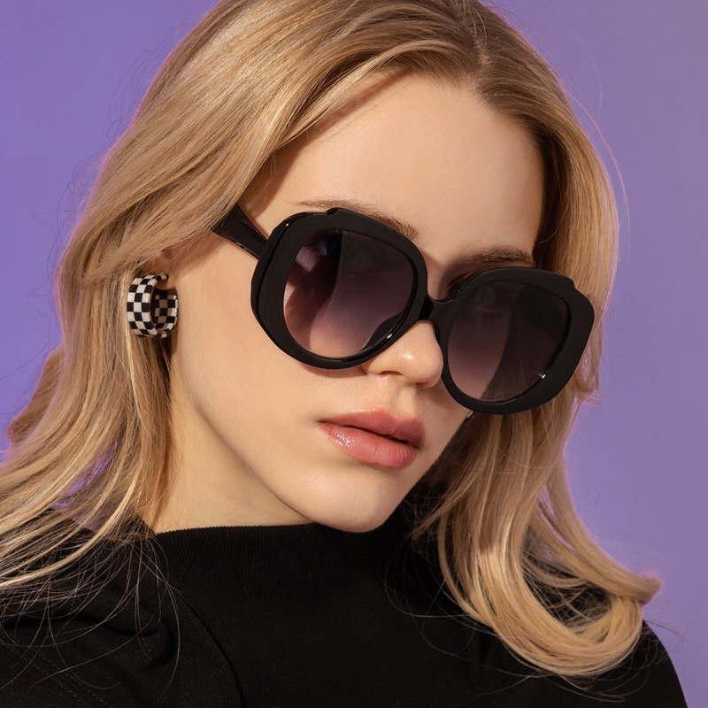 Whosale Good Quality New Style Custom Logo Colourful Retro Ins Women Sunglasses