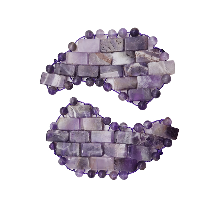 New Design Natural Facial Eye Sleeping Jade Mask Amethyst