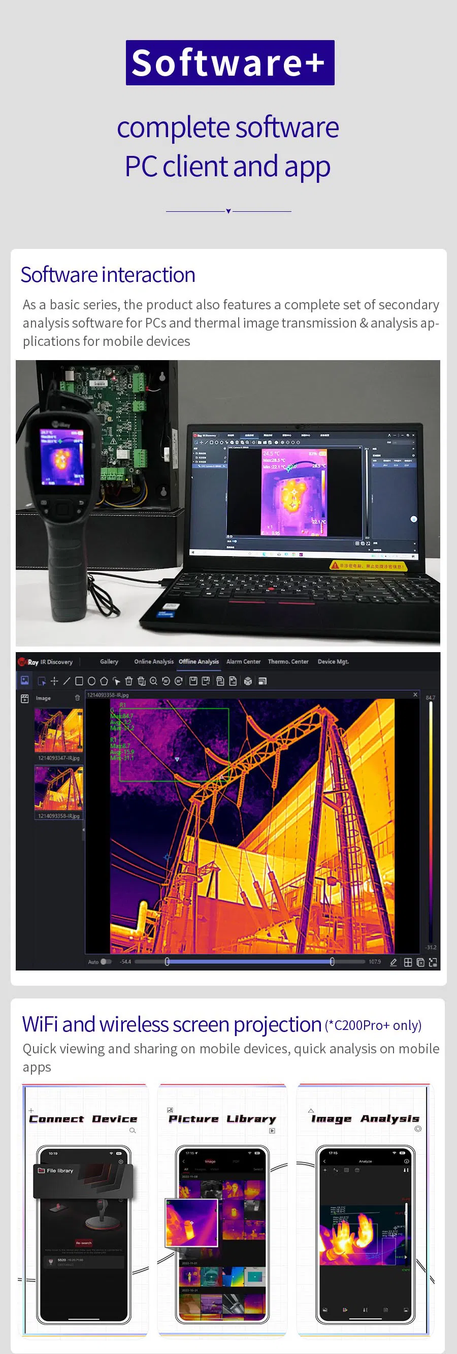 Mss C200+ Handheld Thermal Imager with Advanced Night Vision