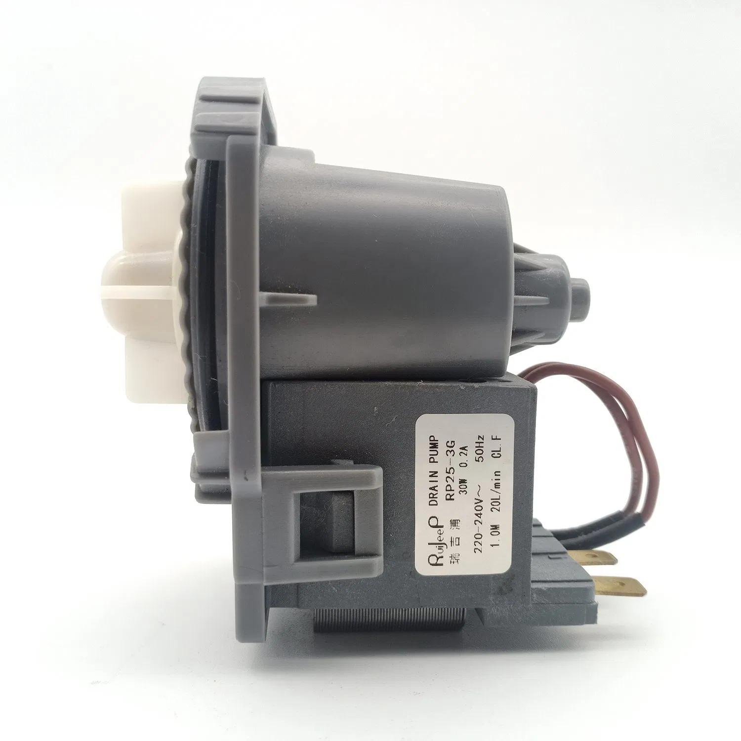 Ruijp 0.2A 30-40W Plastic&Metal Material Good Quality Factory Directly Selling Price Different Thickness Dishwasher Drain Pump