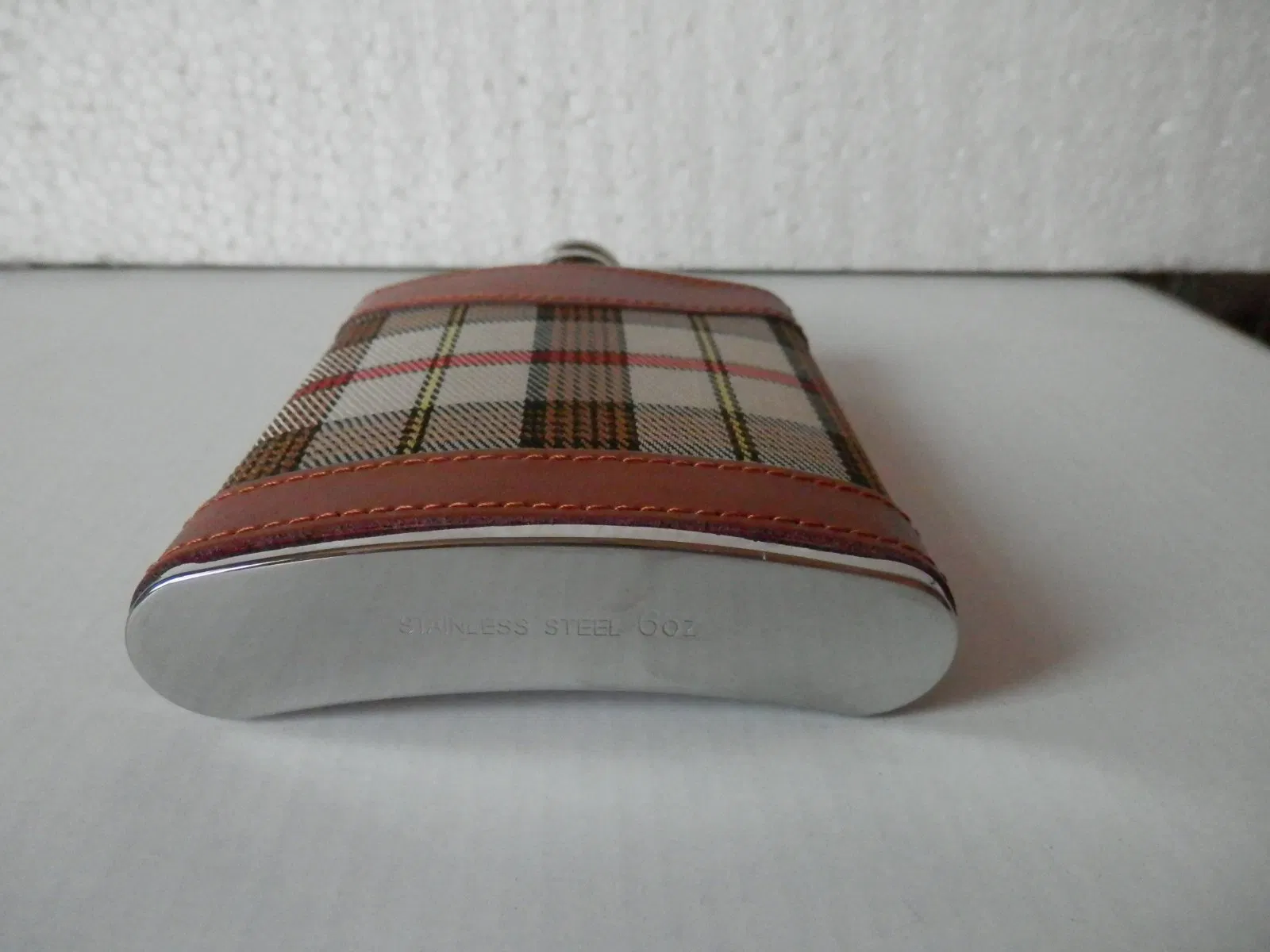 Stainless Steel Pocket Wine Hip Flask with PU Leather