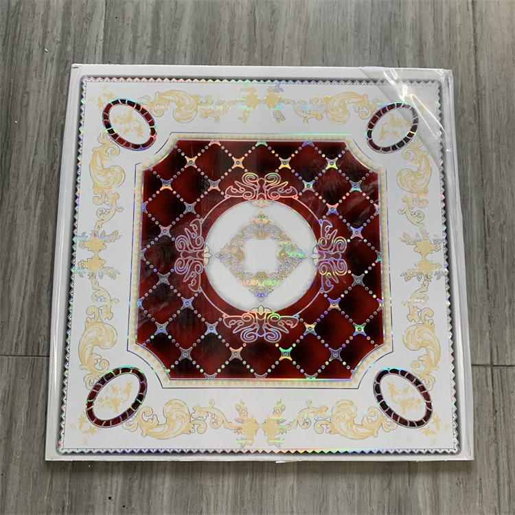 595mm 600mm False Ceiling PVC Tile Grid System PVC False Ceiling Panel Drop Ceiling Tile