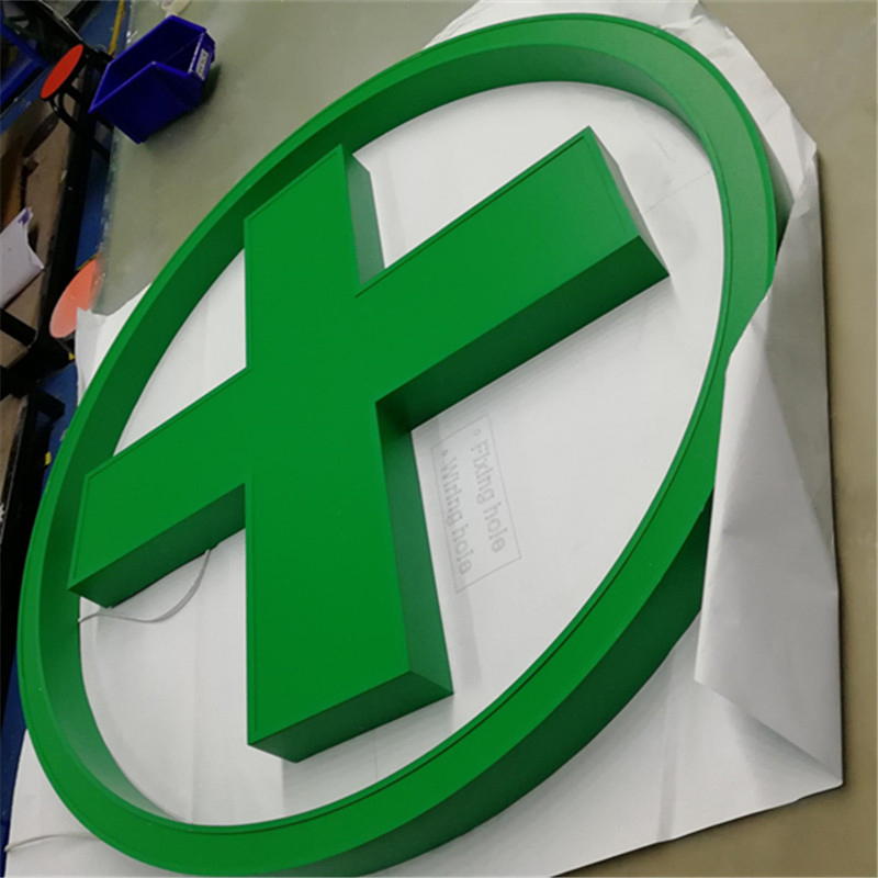 Custom Made Commercial Advertising Backlit Channel Letters 3D Acrylic LED Signage