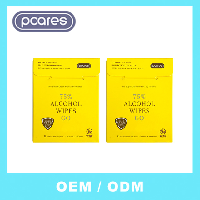 75% Alcohol Wipes Go