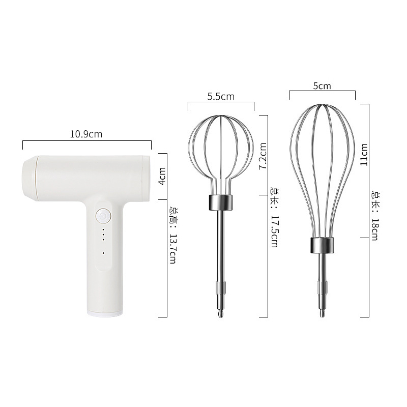 Custom Logo Portable Automatic Battery Kitchen Tabletop Tools Electric Egg Beaters Handheld Foam Electric Coffee Milk Frother