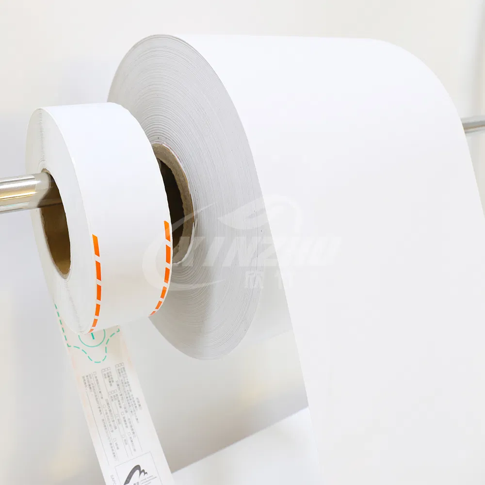 Thermally Sensitive Synthetic Baggage Tag Roll Large Roll for Printing Iata Standard