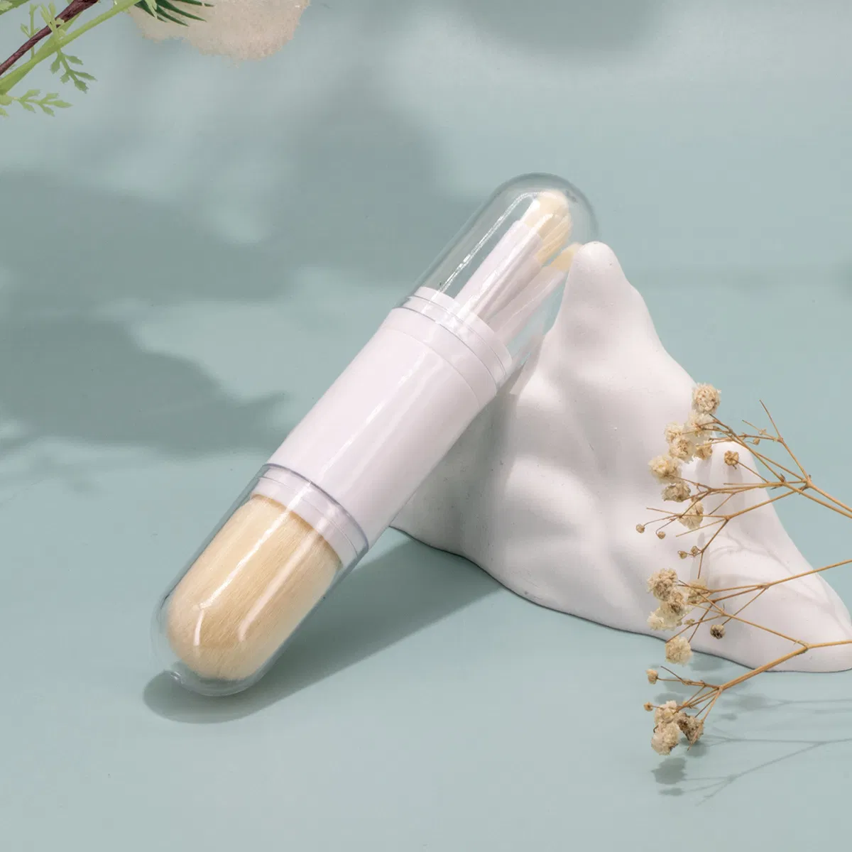 Multifunctional Telescopic Powder Brush Portable Makeup Brush Travel Brush Beauty Tool