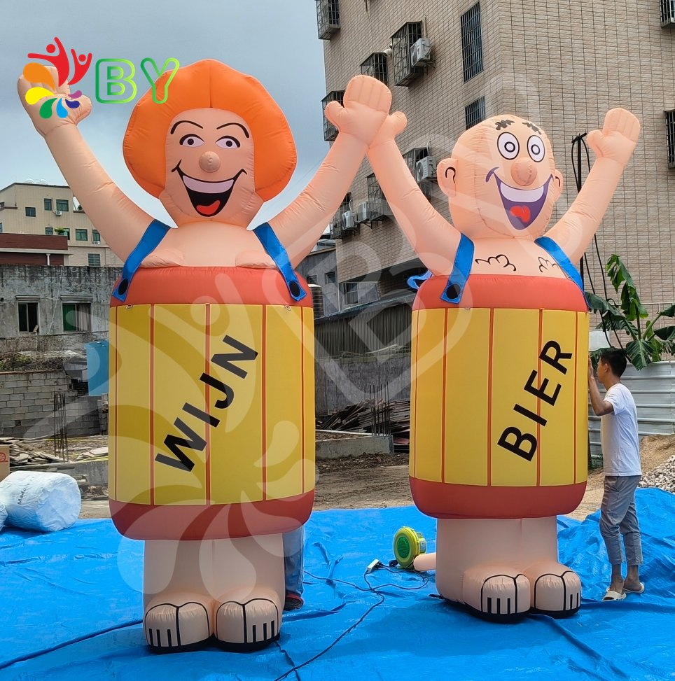 Holland Cartoon Balloon Colorful Inflatable Sarah Giant Air Balloon with Age Printing