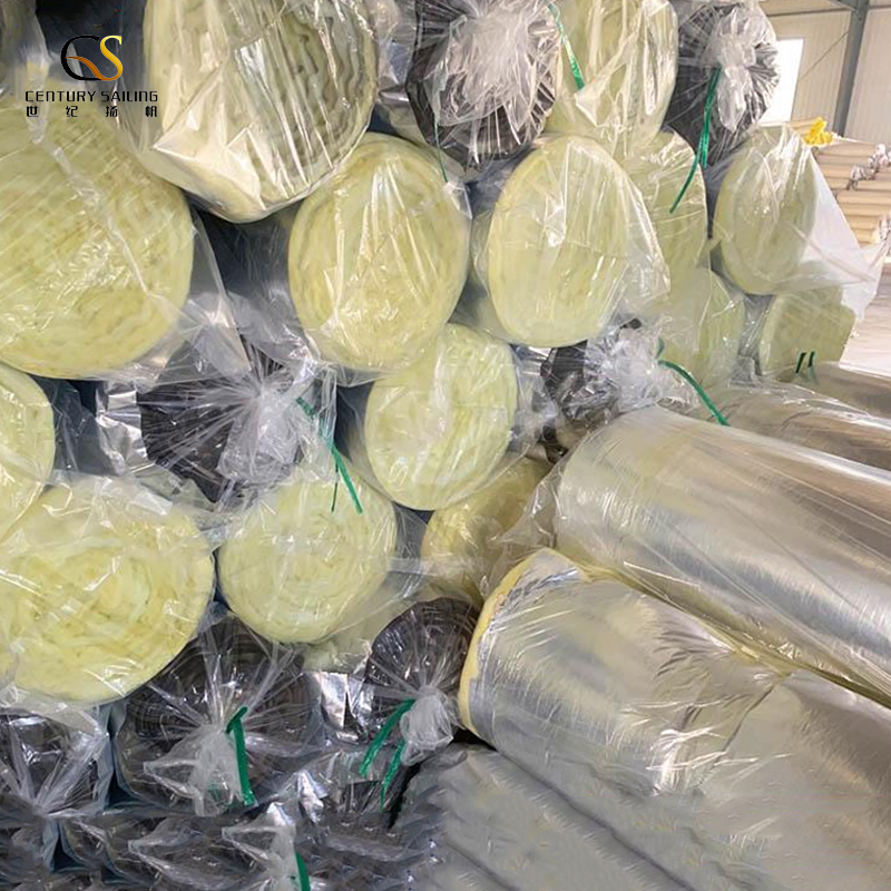 Heat Insulation Fiber Glass Wool Blanket for Soundproof Roof Insulation