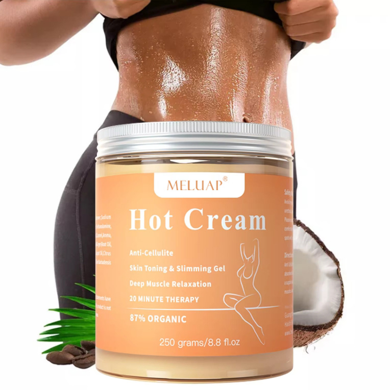 Private Label Hot Belly Slimming Cream Fat Burning Cellulite Waist Shaper Body Slimming Cream for Weight Loss