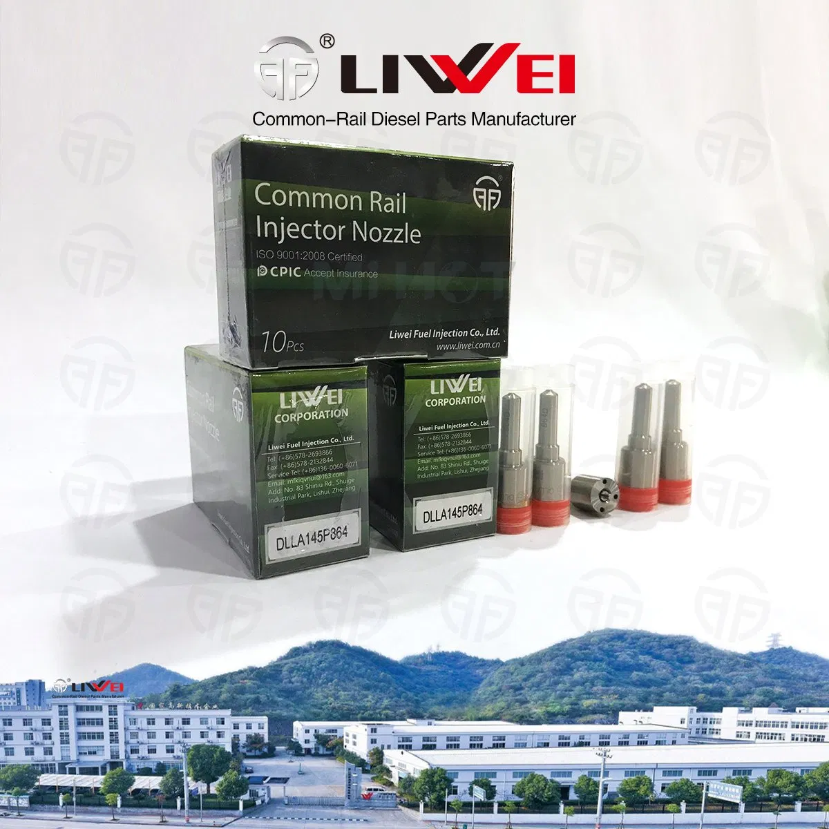 Liwei Common Rail Diesel Nozzle Dlla145p864 для Toyota Pick-up