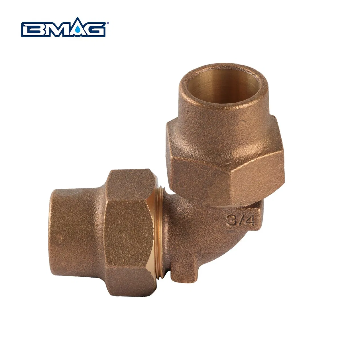 Bmag Factory Direct Brass Valves and Elbow Pipe Fitting