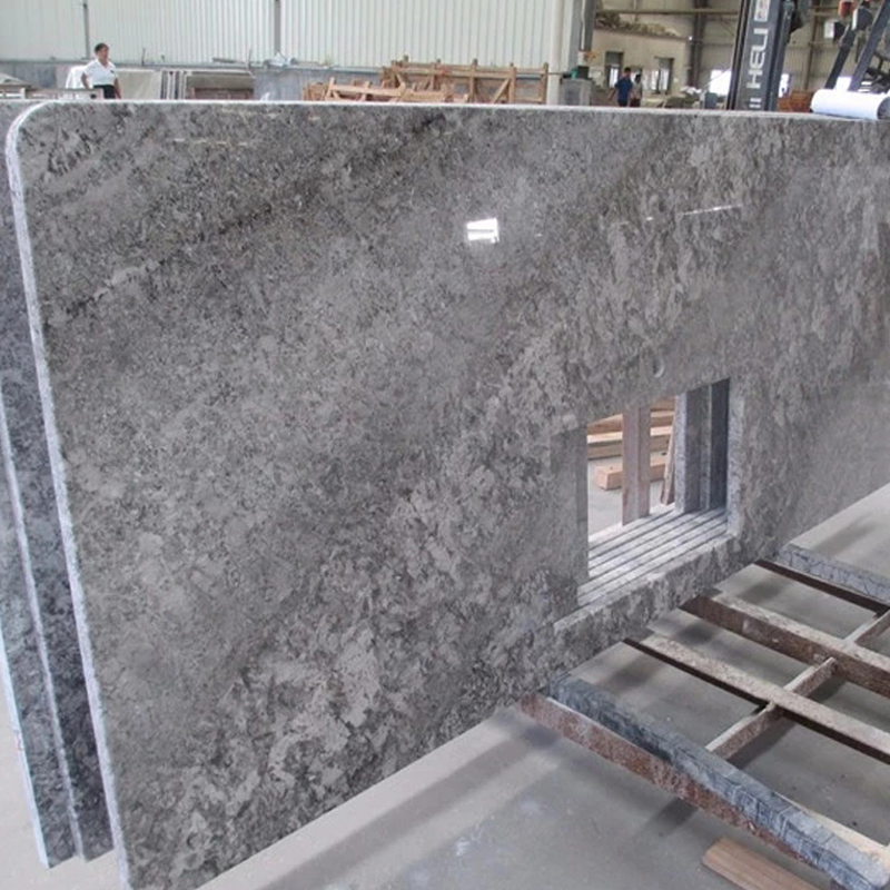 Polished Customize Natural Stone White/Grey Calacatta Quartzite Countertops
