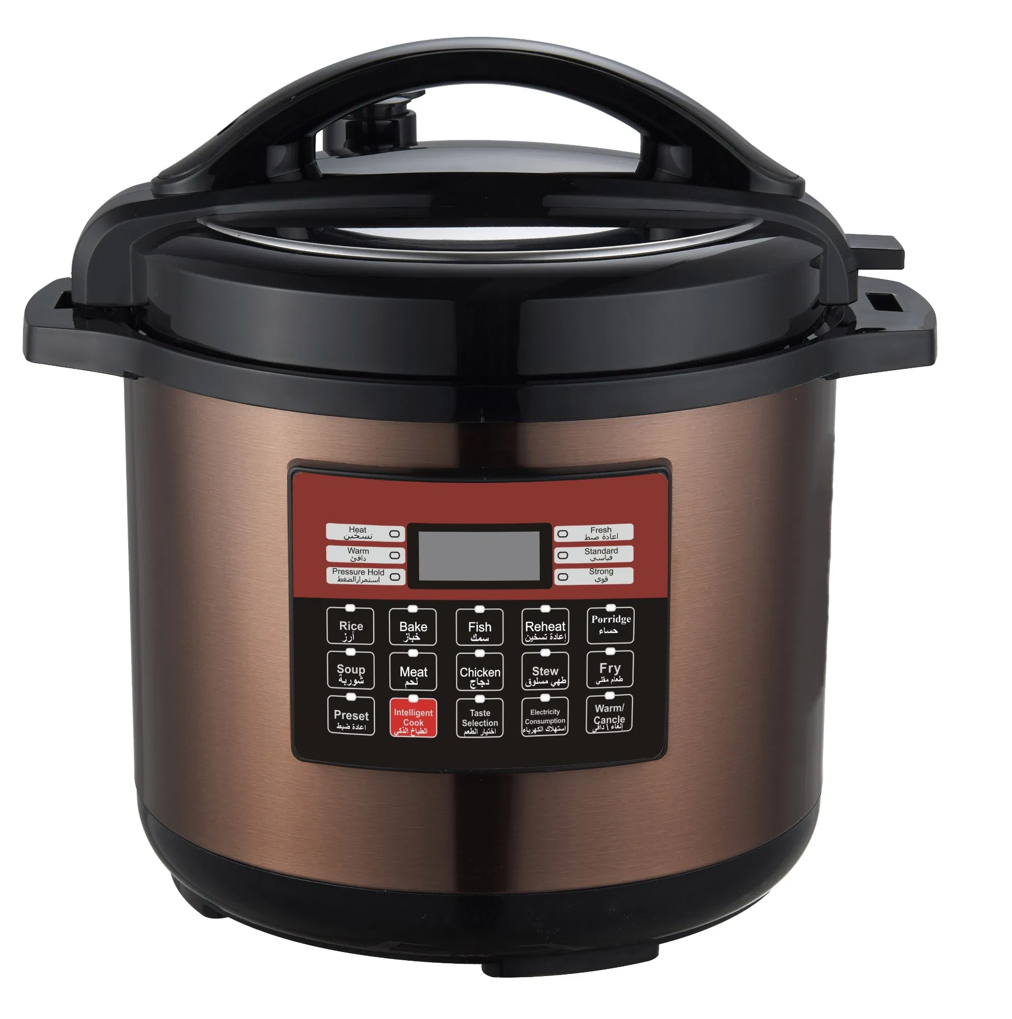 10L/12L/17L/21L National Automatic Digital Commercial Electric Pressure Cooker for Small Home Appliance with Air Fryer Combo