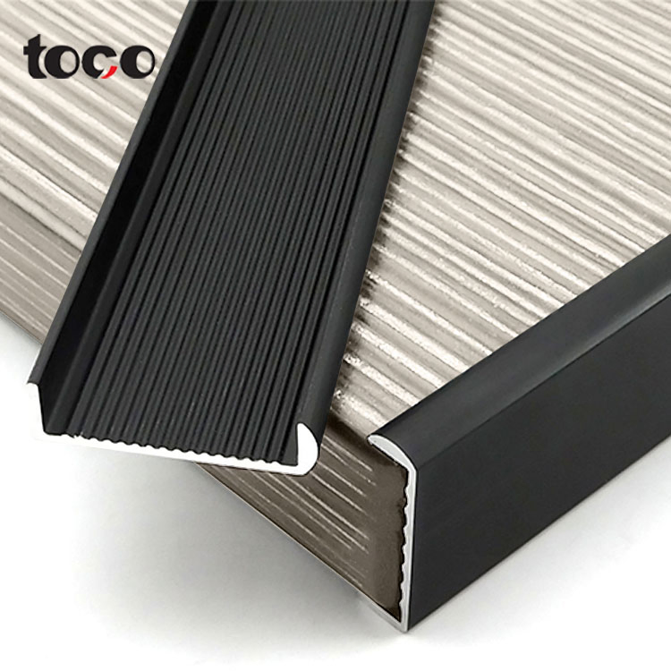 Simple Aluminum Profile Edge Banding Flooring Metal Square Tile Trim