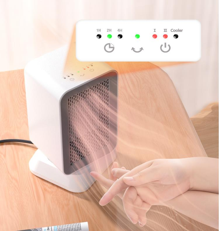 PTC Room Portable Mini Electrical Heater Air Fan Foot Hand Warmer