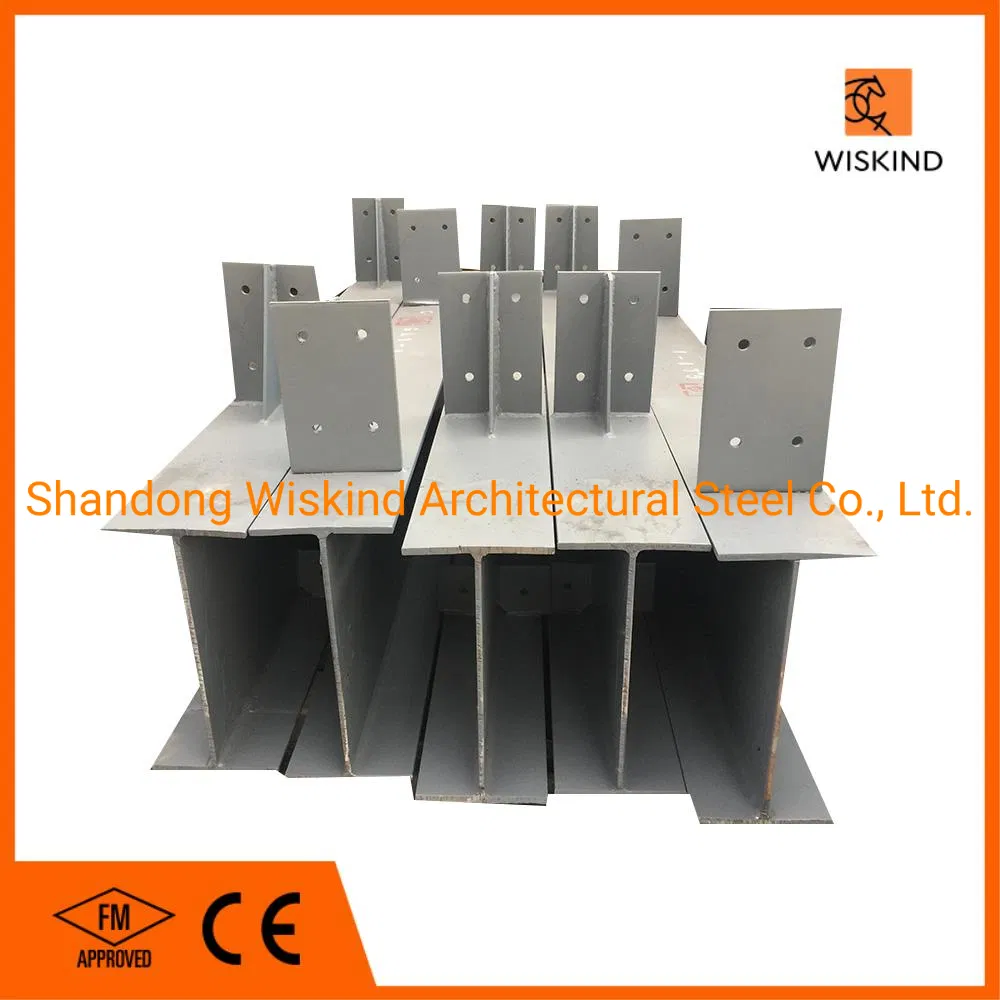 Q235B Modular Heavy Prefabricated Metal Light Steel H Column Manufacturer for Stadium