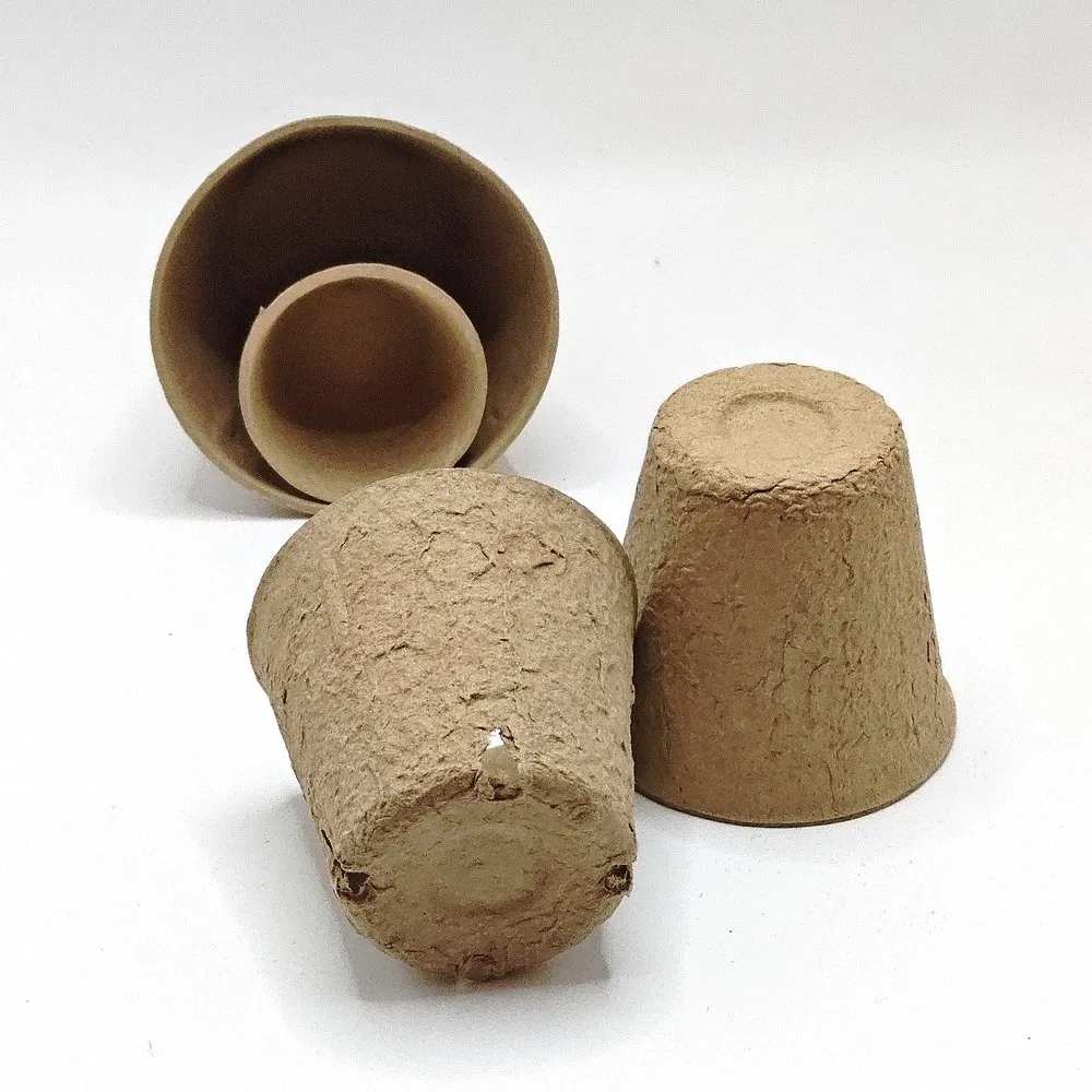 Биоразлагаемые стаканчики для рассады из бумажной массы