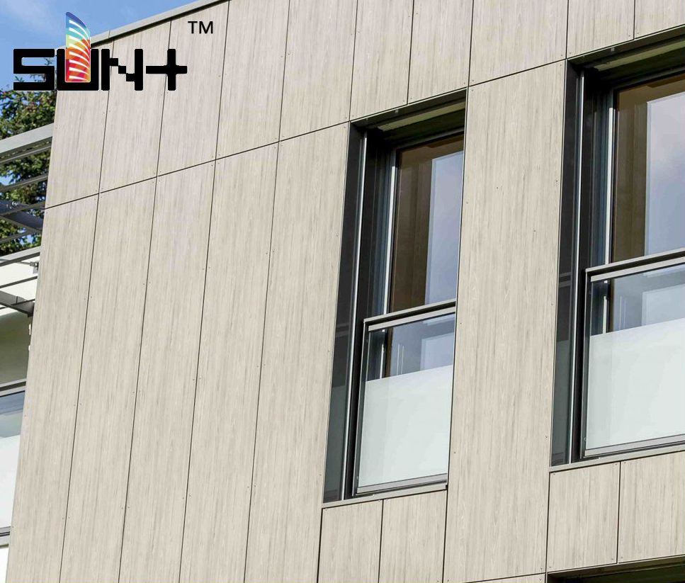Building Decorative Outdoor Curtain Suspended Aluminum Veneer Home Wall Panels High Pressure Laminate