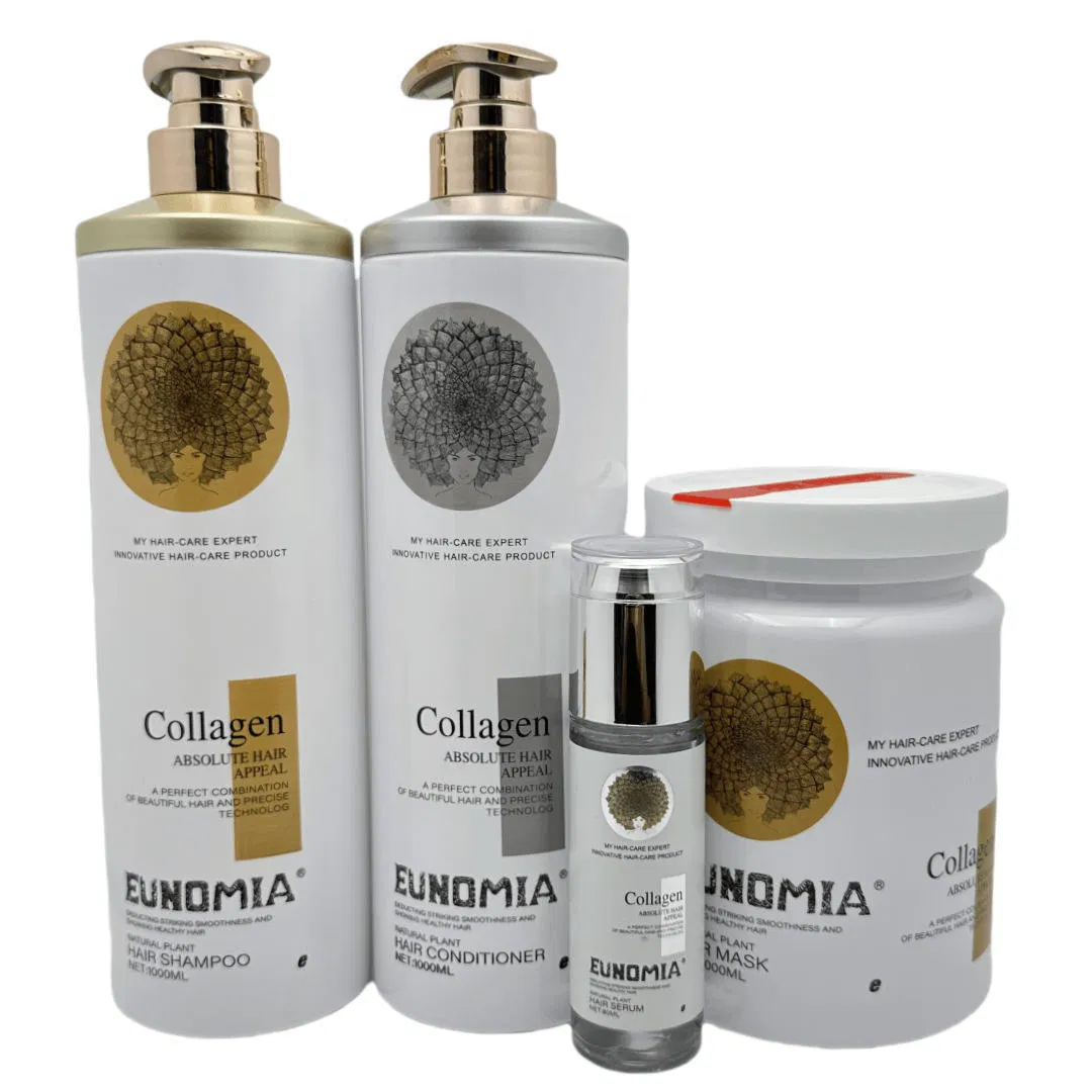 Natural Organic Collagen Hair Care Set Moisturizing Nourishing Shampoo Conditioner Anti-Dandruff Smoothing Wholesale