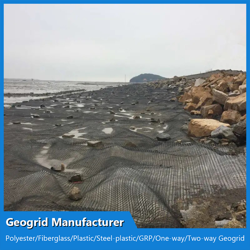 Customzied 70kn Polyester Pet Biaxial Geogrid Manufacturer for Dam and Roadbed/Slope Protection/Wall Reinforcement/Roadbed Bearing Capacity Improvement in Airfi