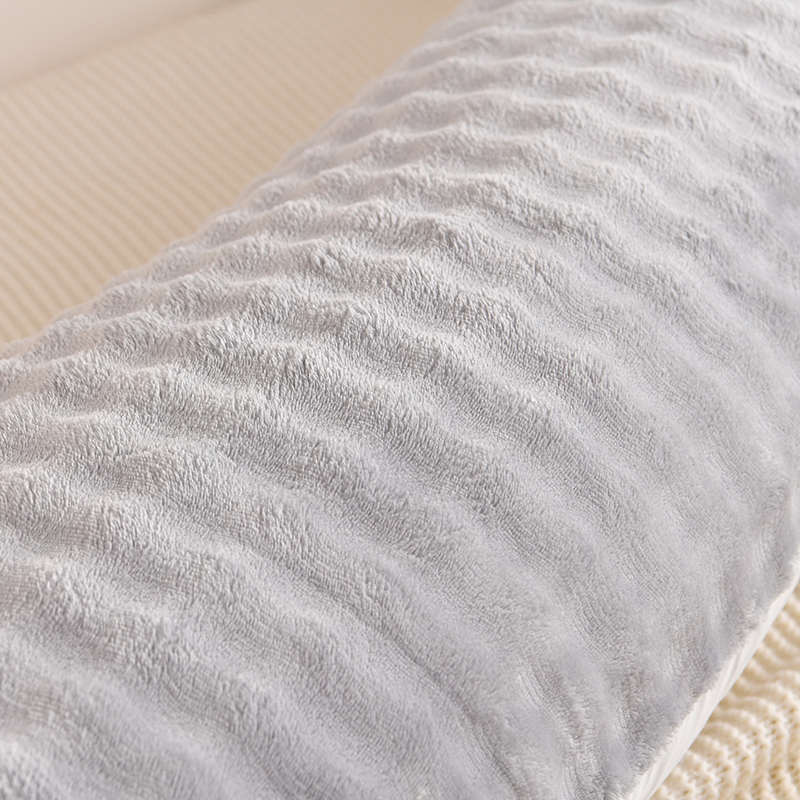 New Arrival Long Body Sleeping Pillowcase Long Fur Plush Fleece Pillowcase