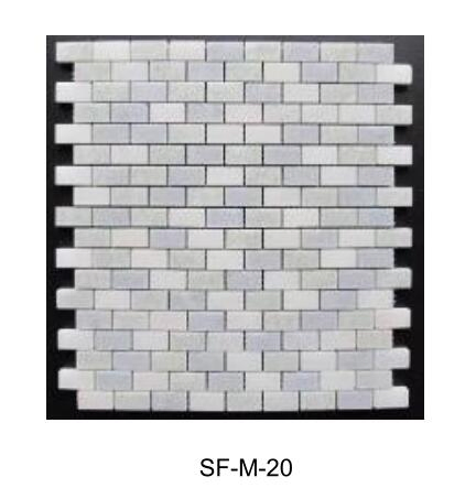 Natural White Marble  SF-M-100 Mosaic for Indoor Floor Wall Ceiling