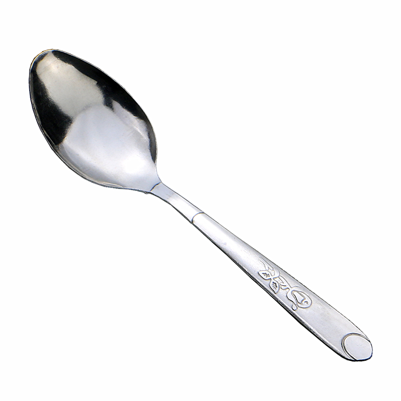 Best Selling Style 27 Grams 12PCS Wholesale Steel Spoon with OPP Bag