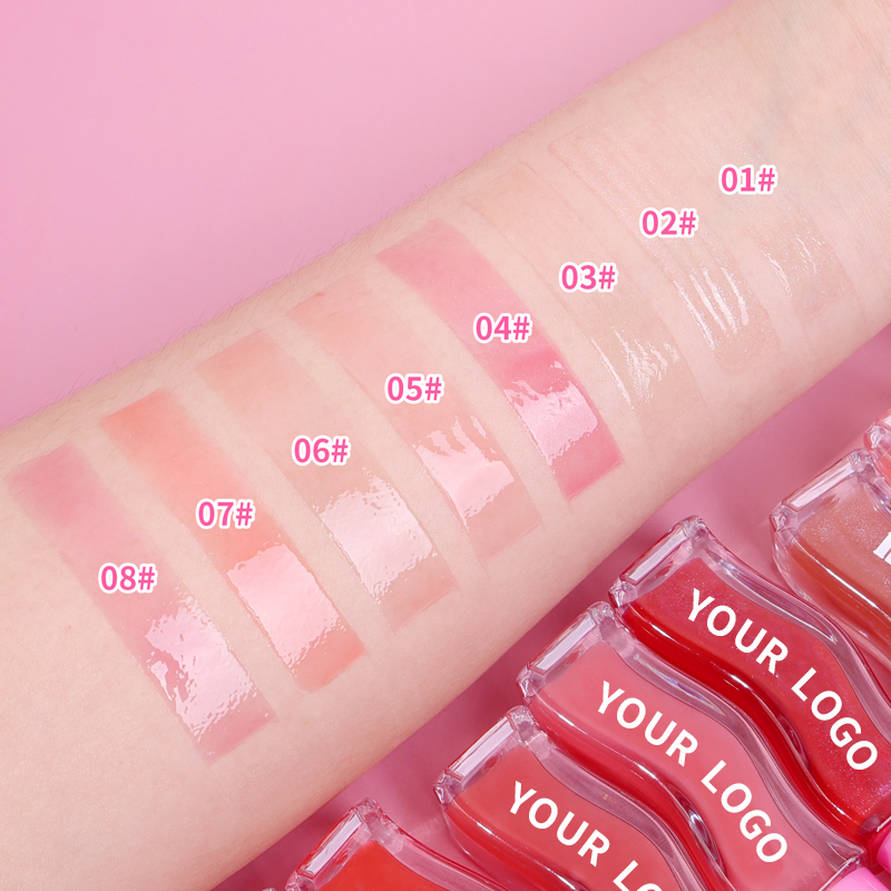 Long Lasting Private Label Vegan High Pigmented Glossy Lipgloss Glitter Lip Gloss