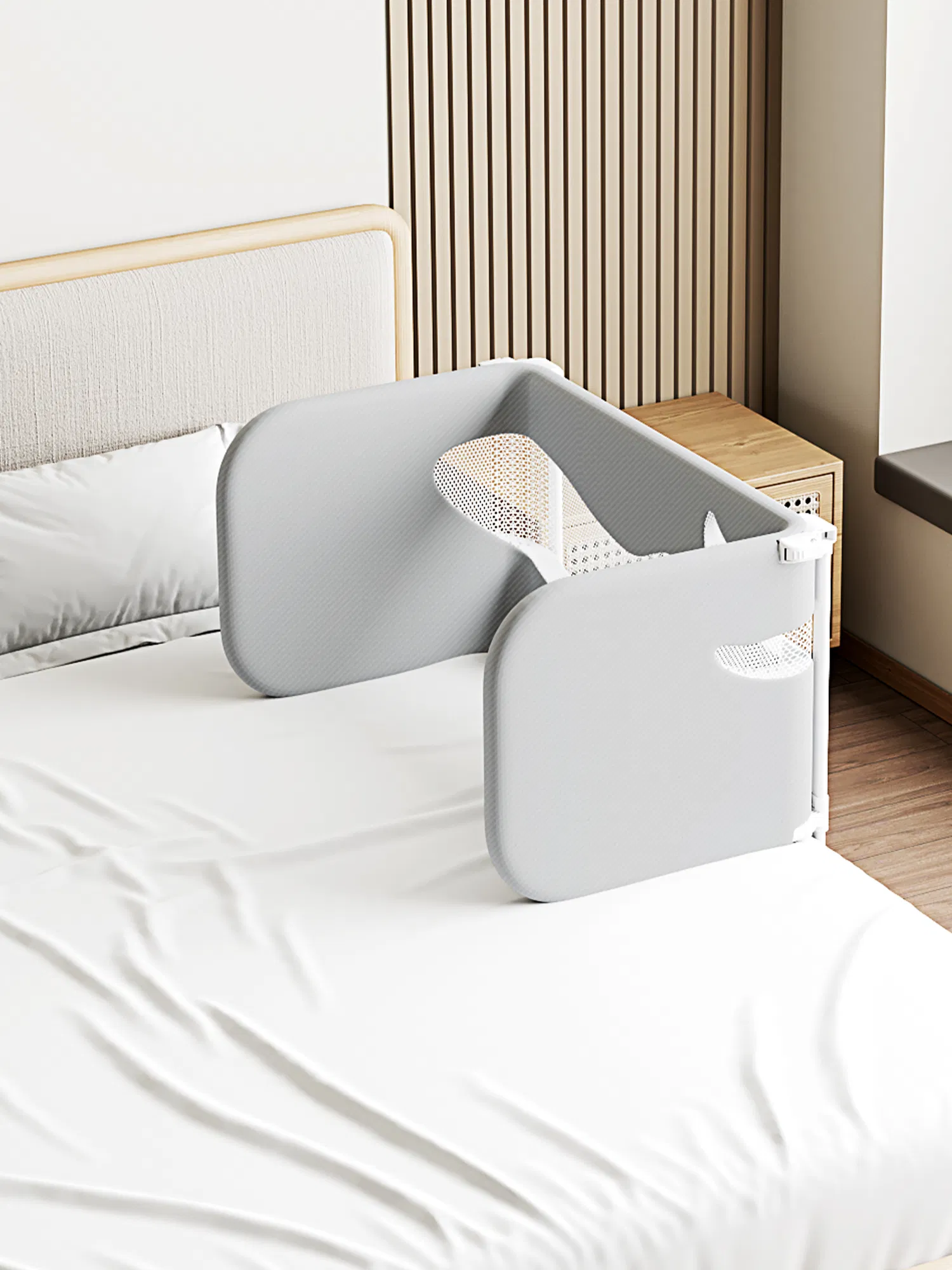 Portable Adjustable Toddler Anti-Fall Bed Rail for Safe Co-Sleeping