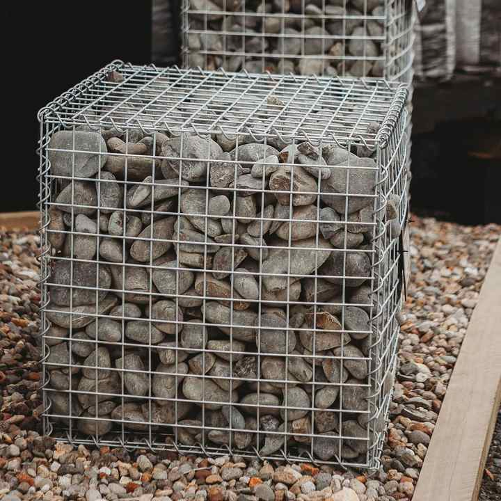 Galvanized Gabion Box 2X1X1 Welded Gabion Basket for River Bank Rock Wall Gabion Cages Metal Wire Mesh Box Hexagonal Net 2X1X1 Gabion Box