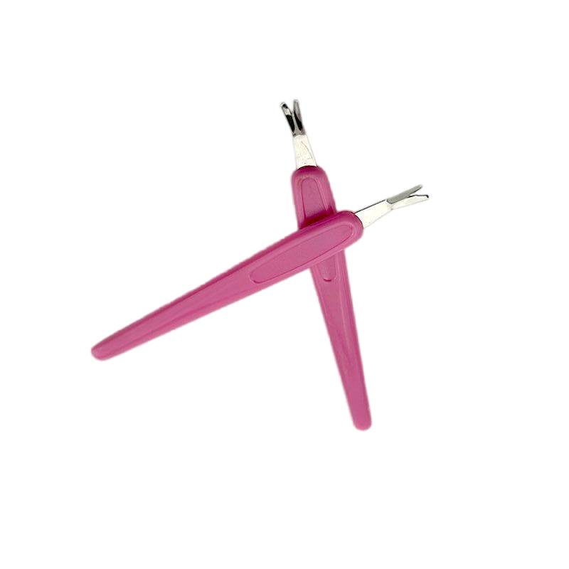 Fashionable Nail Cuticle Pusher Trimmers Women's Stainless Steel Pointed Eyebrow Tweezer