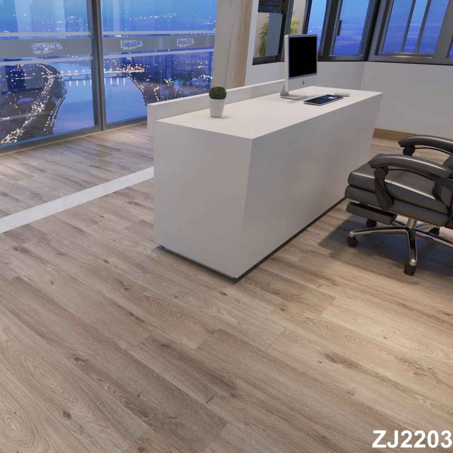 Пробник SPC-плитки с тиснением, замковое виниловое покрытие